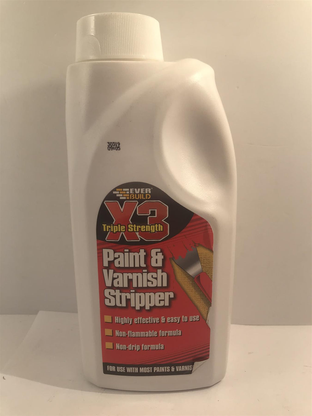 Everbuild  X3 Triple Strength Paint & Varnish Stripper 1 Litre