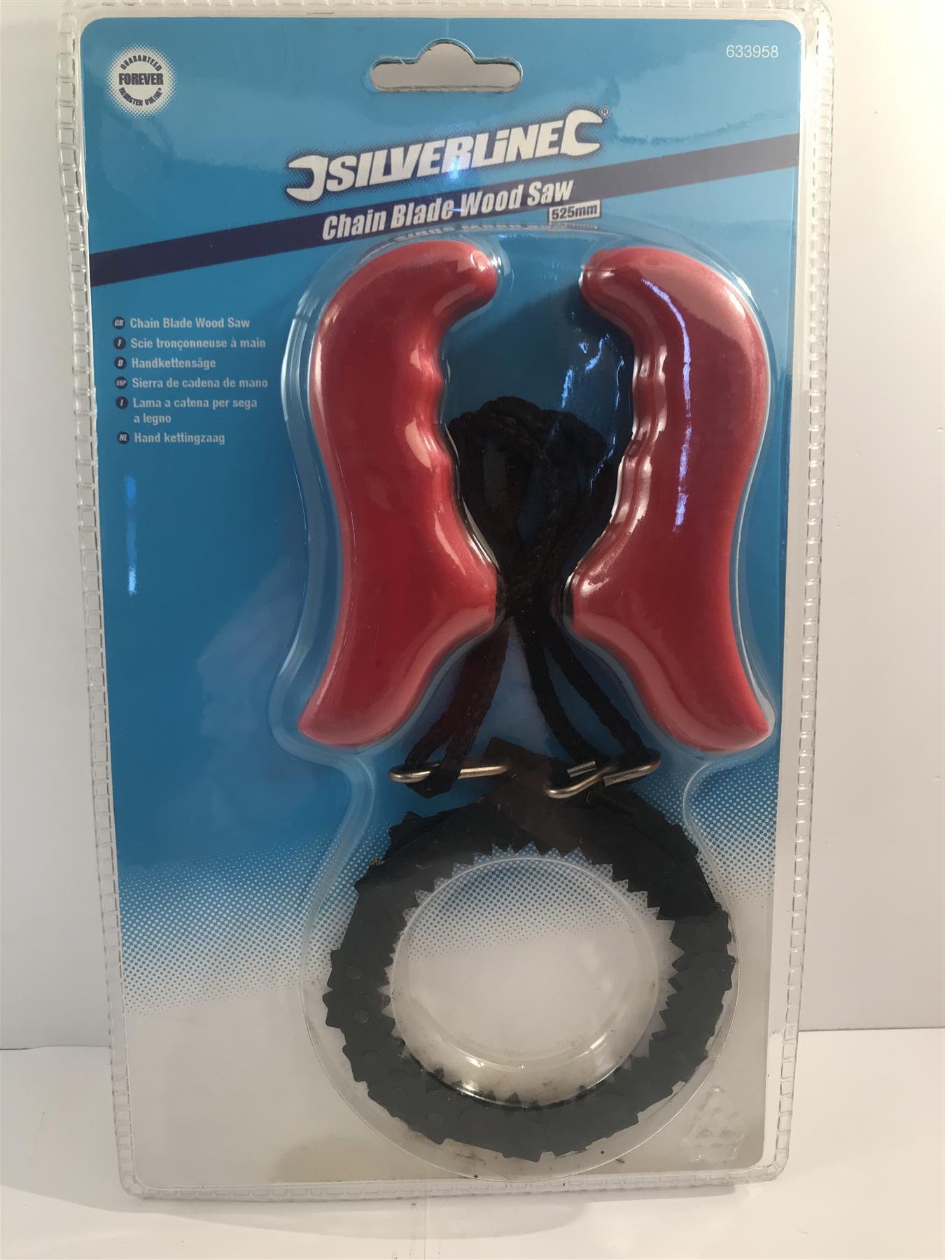 Silverline Pocket Chainsaw 525mm   633958