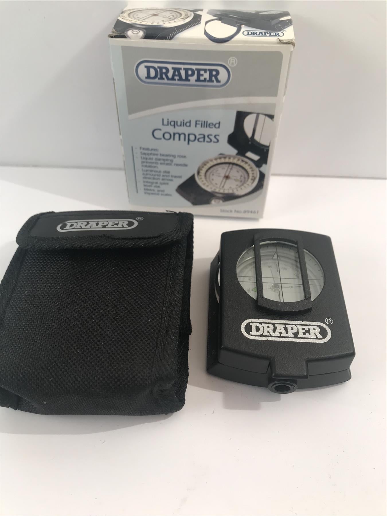 Draper Liquid Filled Compass with case  89461