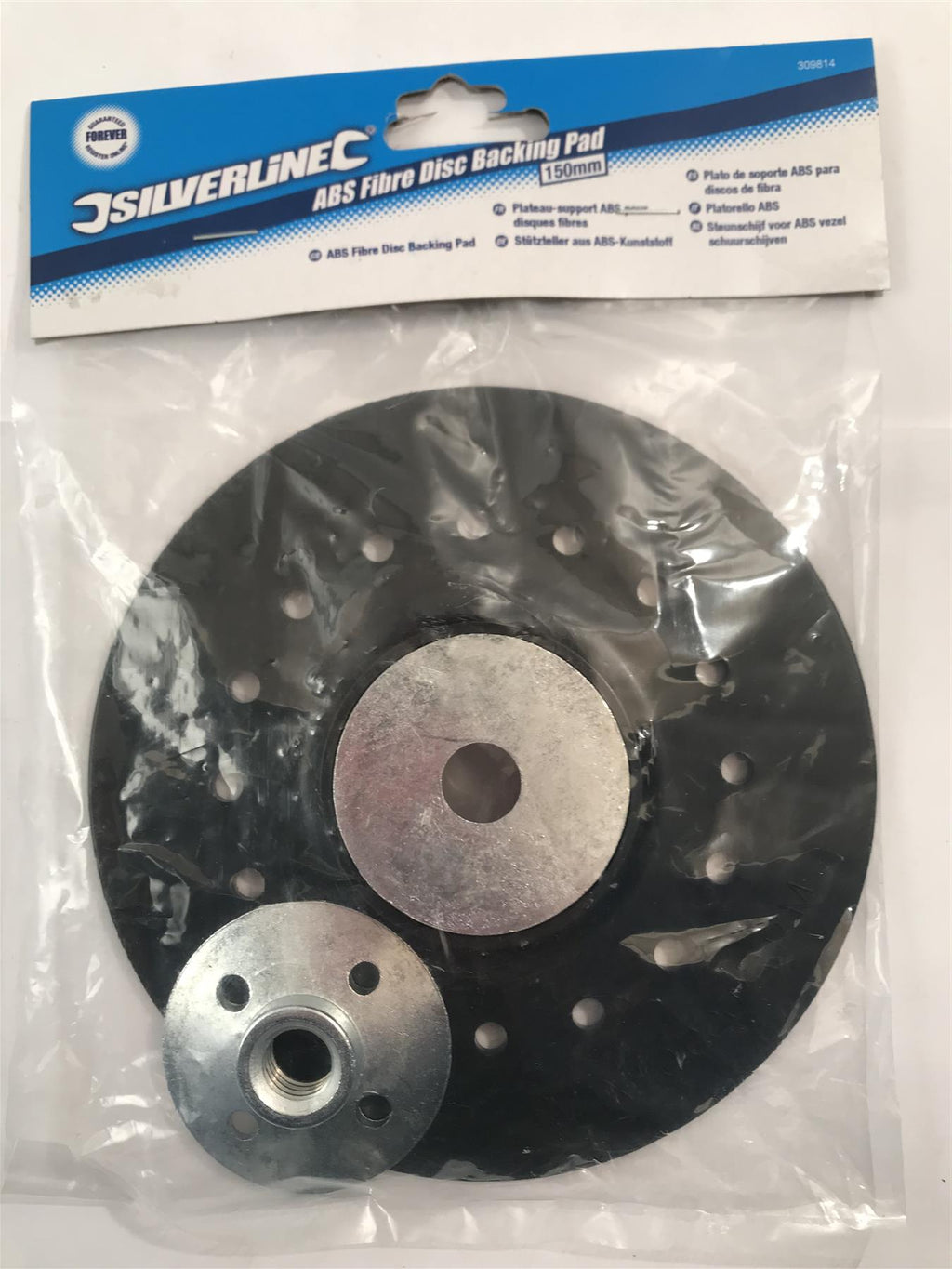 Silverline ABS Fibre Disc Backing Pad 150mm  309814