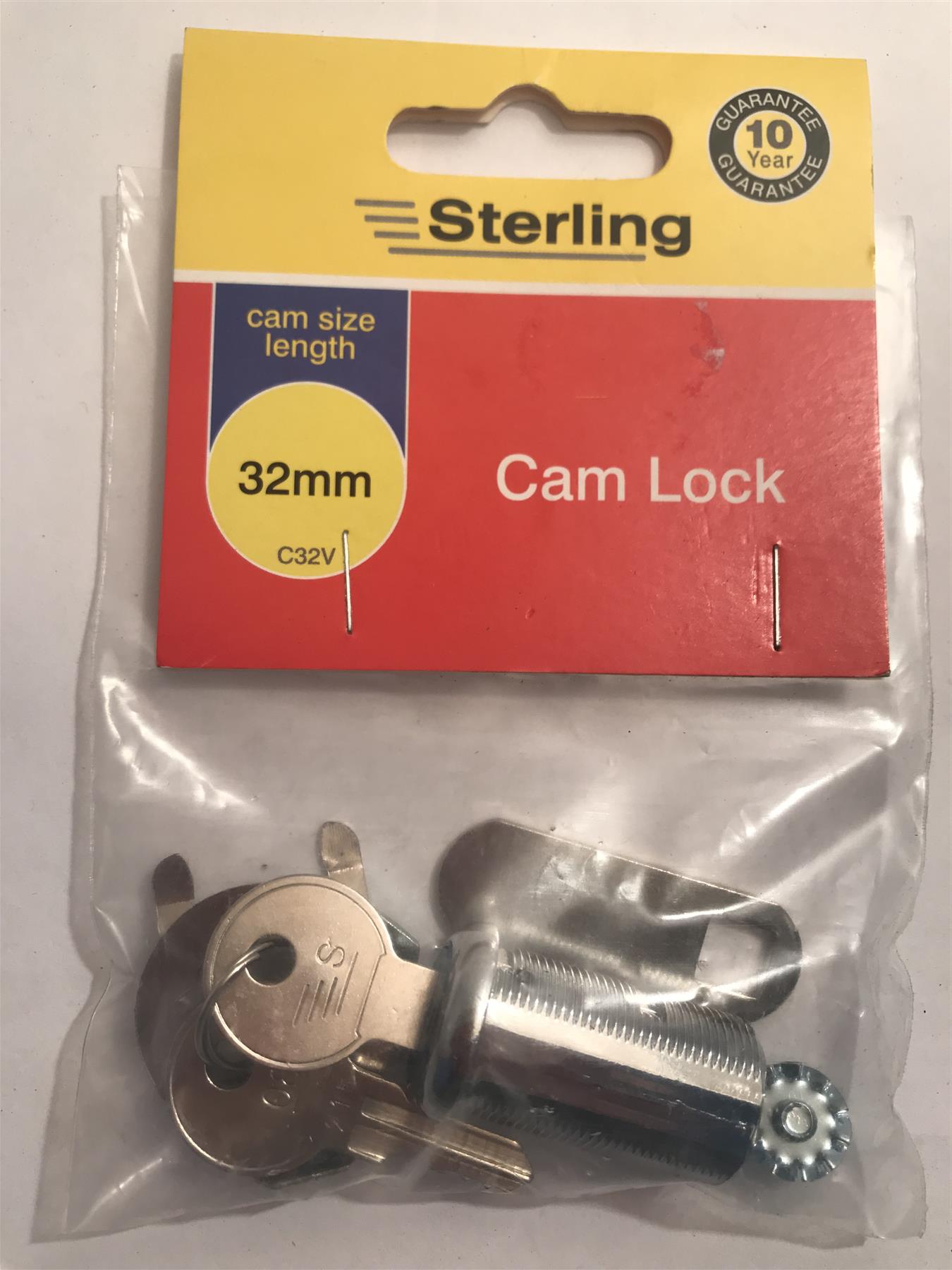 Sterling Cam Lock 32mm C32V