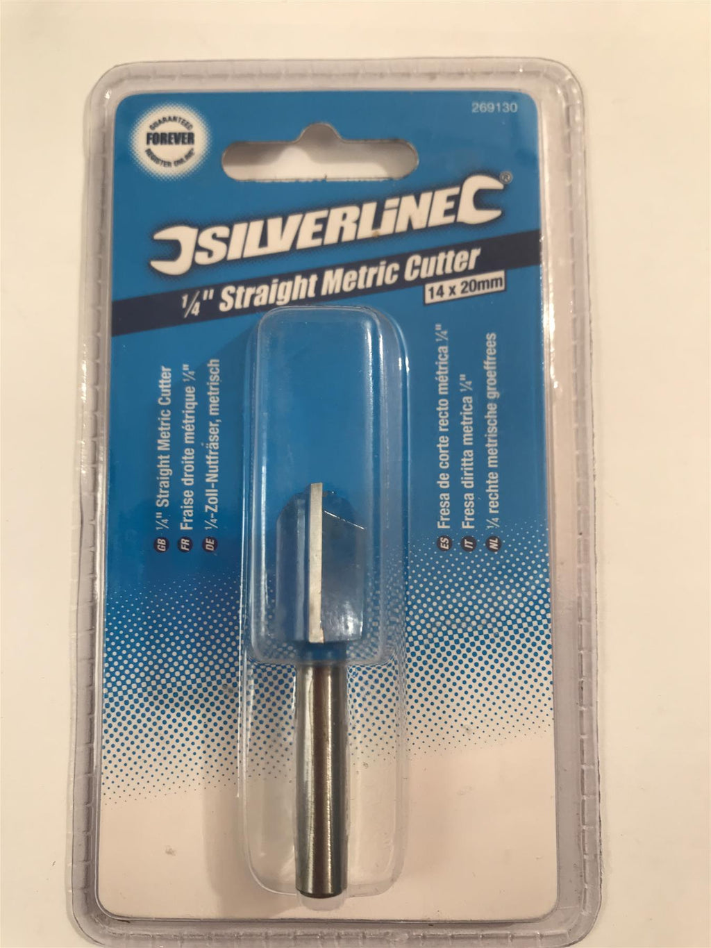 Silverline 269130 Straight Metric Cutter, 1/4-inch 14 x 20 mm