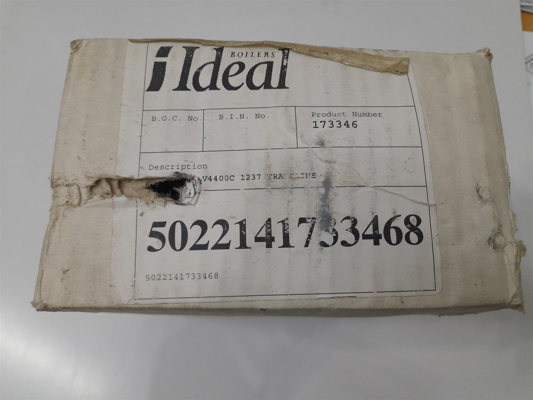 NEW IDEAL CONCORD GAS VALVE 173346 WAS 056193