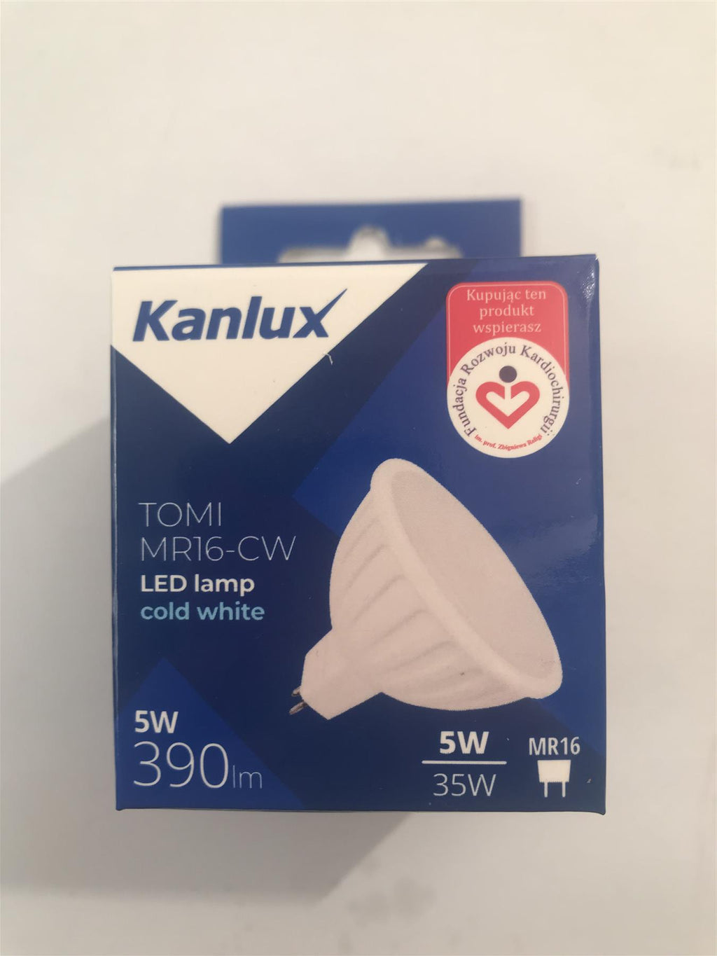 Kanlux TOMI LED 5W MR16-CW 390lm 5300k  22705