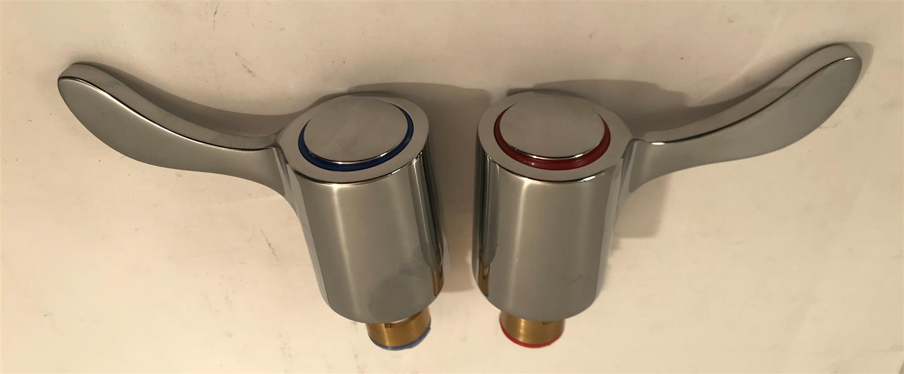 Westco Pair CP 1/2" Lever Tap Handles  42105