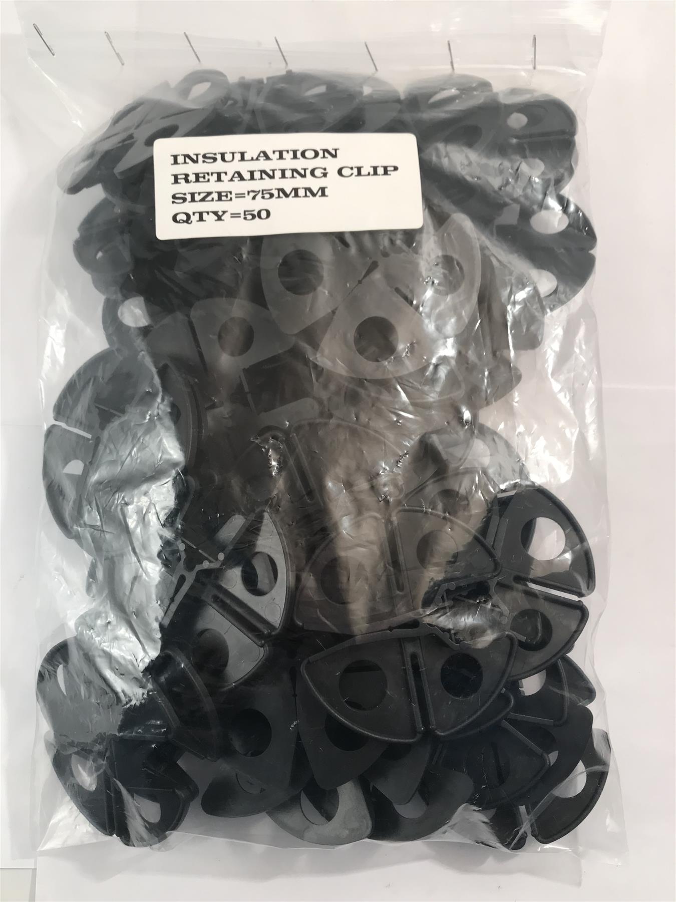 Insulation Retaining Clip 75mm Pack of 50
