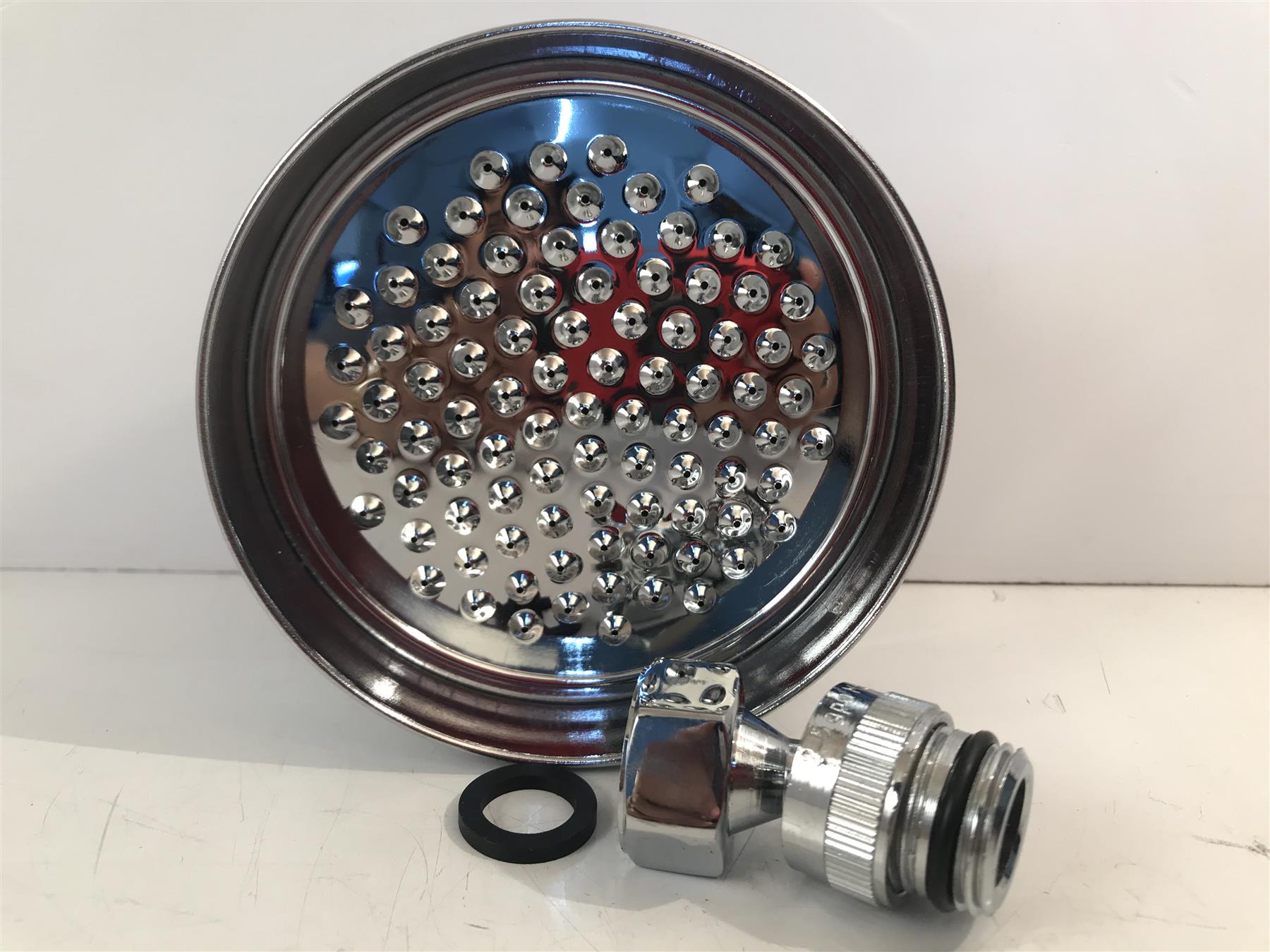 SHOWER ROSE TULIP HEAD 4" CHROME