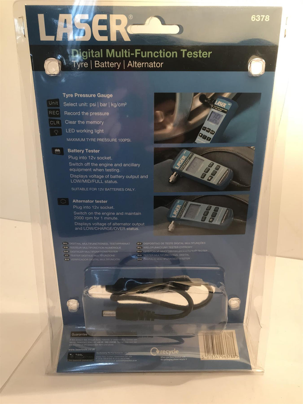 Laser Digital Multi-Function Tester 6378