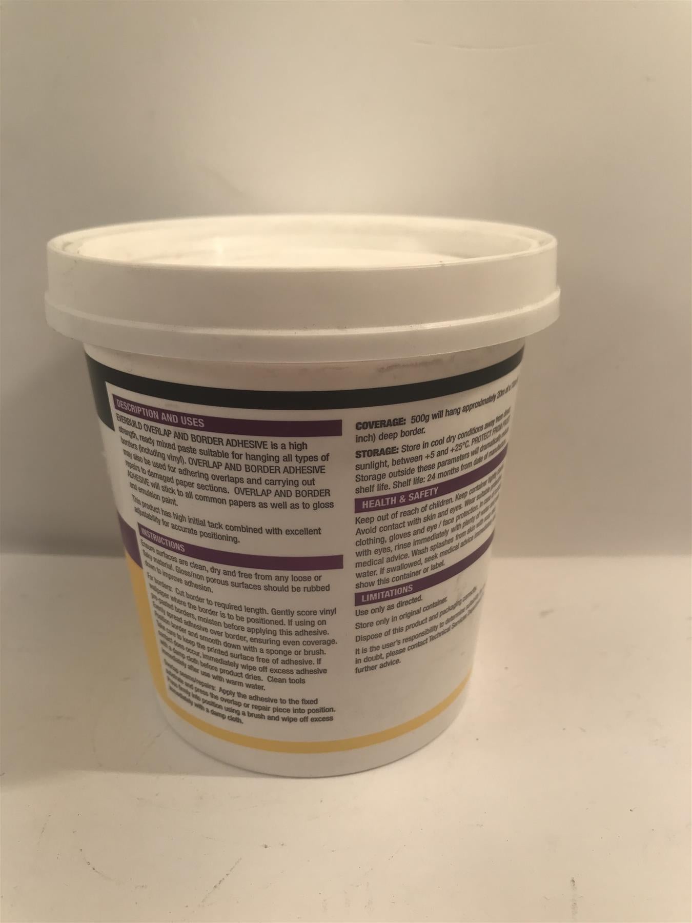 Everbuild Overlap & Border Adhesive 500g