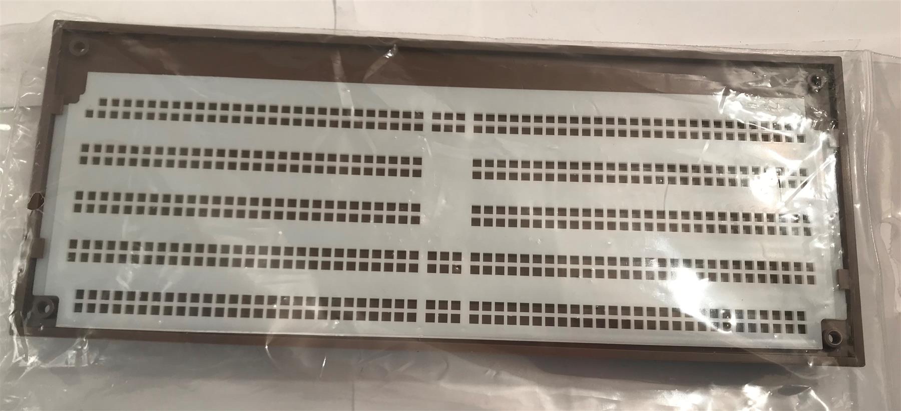 Airflow 9" x 3" Open/Close Air Vent with Fly Screen HM93 Brown