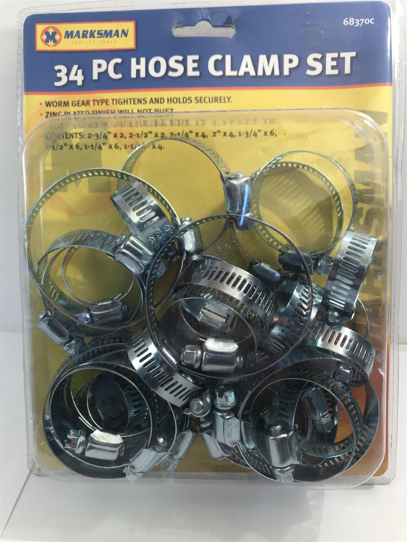 Marksman 34pc Hose Clamp Set  68370c
