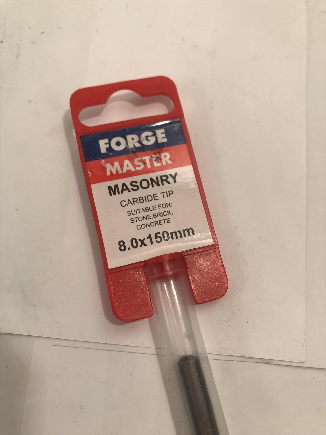 Forge Master Masonry Drill Bit 8 x 150mm  FMMAS8150