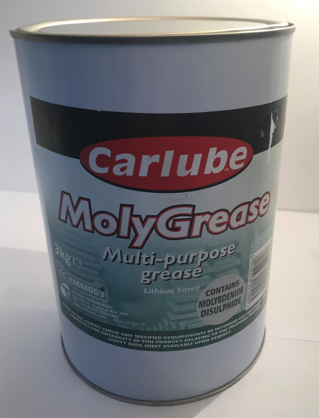 Carlube XMM003 MolyGrease Multi-purpose Grease 3Kg  XMM003