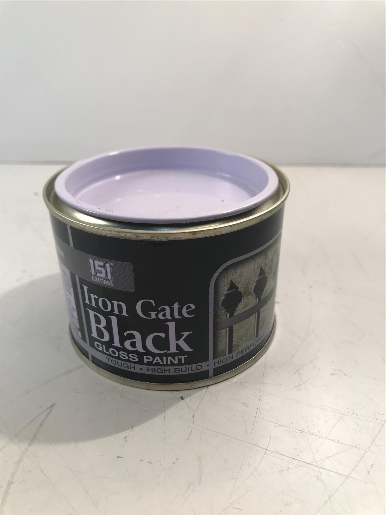 151 Coatings Iron Gate Black Gloss Paint 180ml