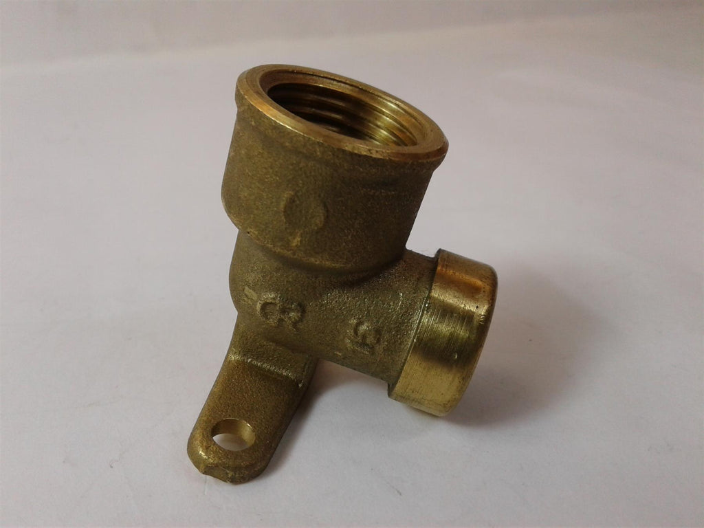 NEW Yorkshire Tectite Sprint BRASS Wall Plate Elbow 1/2" 15mm
