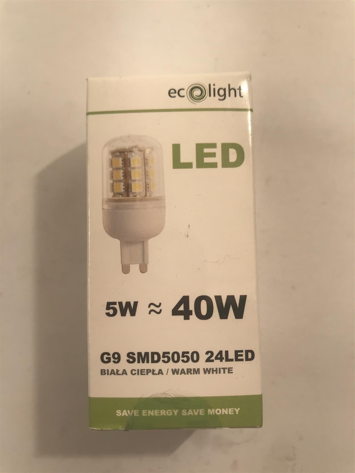 Ecolight G9 5W 24LED 370lm Warm White Non-Dimmable Bulb EC67721