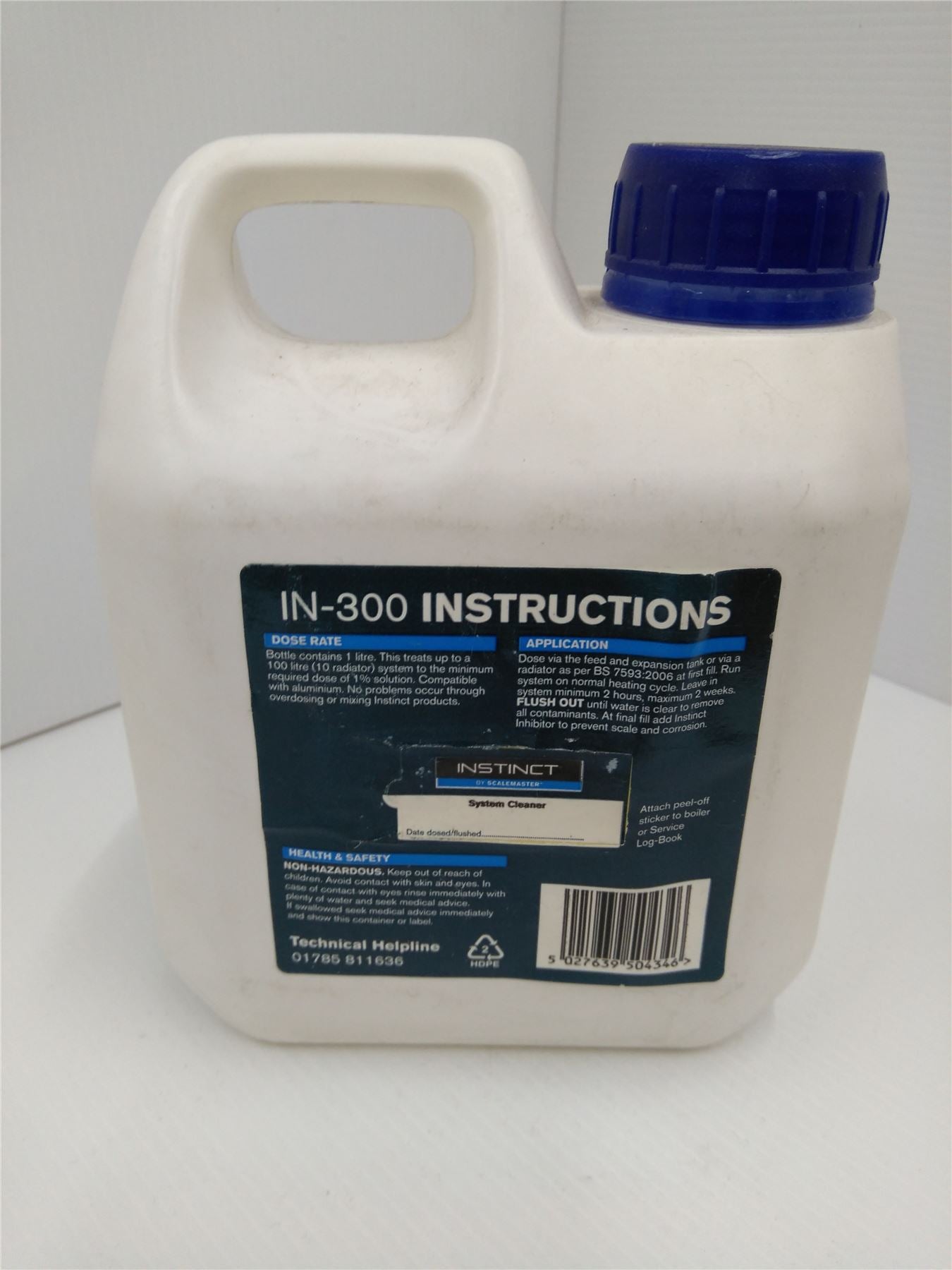 NEW INSTINCT IN-300 SYSTEM CLEANER 1L