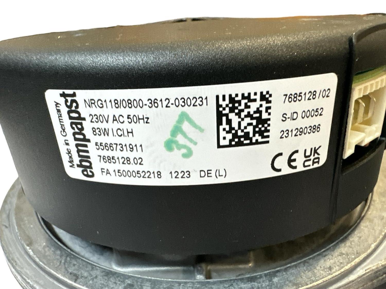 BAXI 7683926 BOILER FAN KIT ASSEMBLY