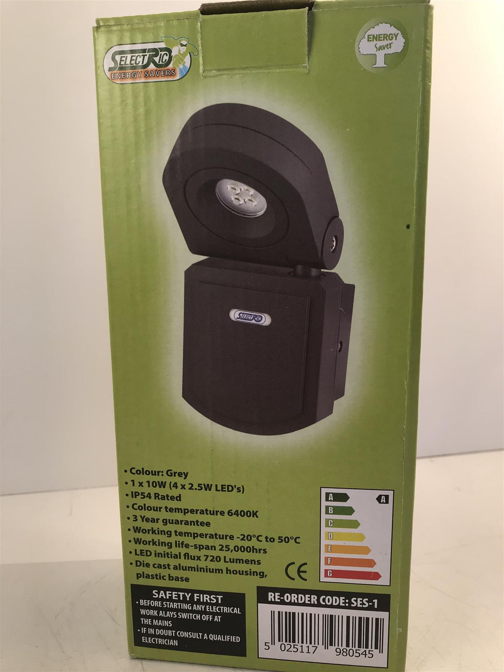 Selectric SES-1 Single LED Floodlight IP54 10 Watt