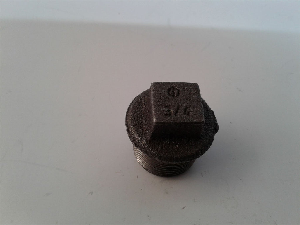 NEW MALLEABLE IRON STOP END BLANKING PLUG GALVANISED SIZES 3/4"BSPT