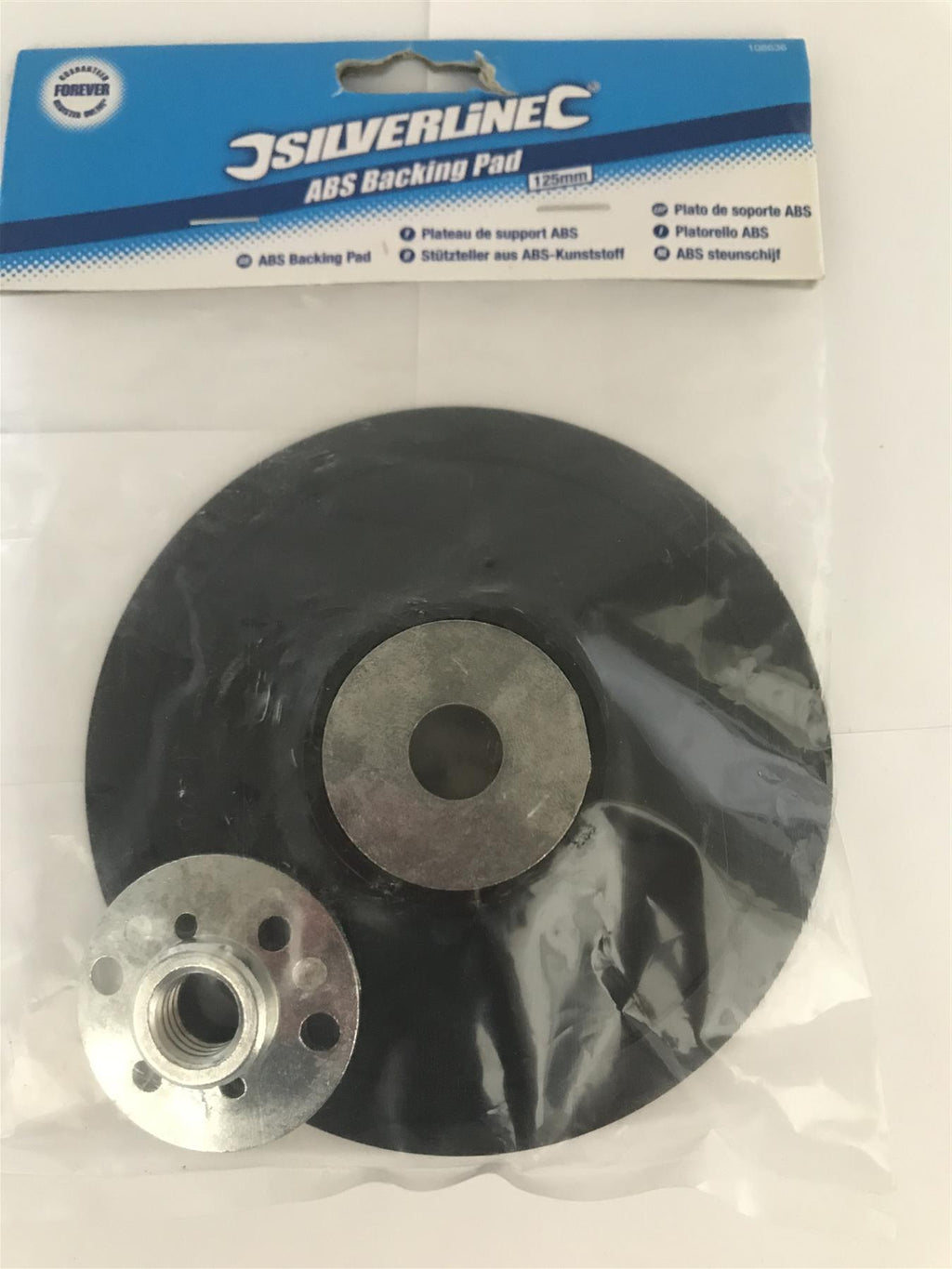 Silverline 108636 ABS Backing Pad 125mm