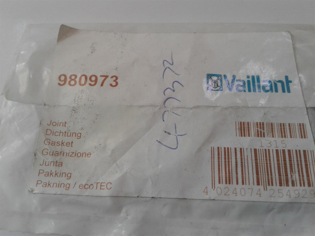 NEW VAILLANT ECOMAX FAN GASKET 980973