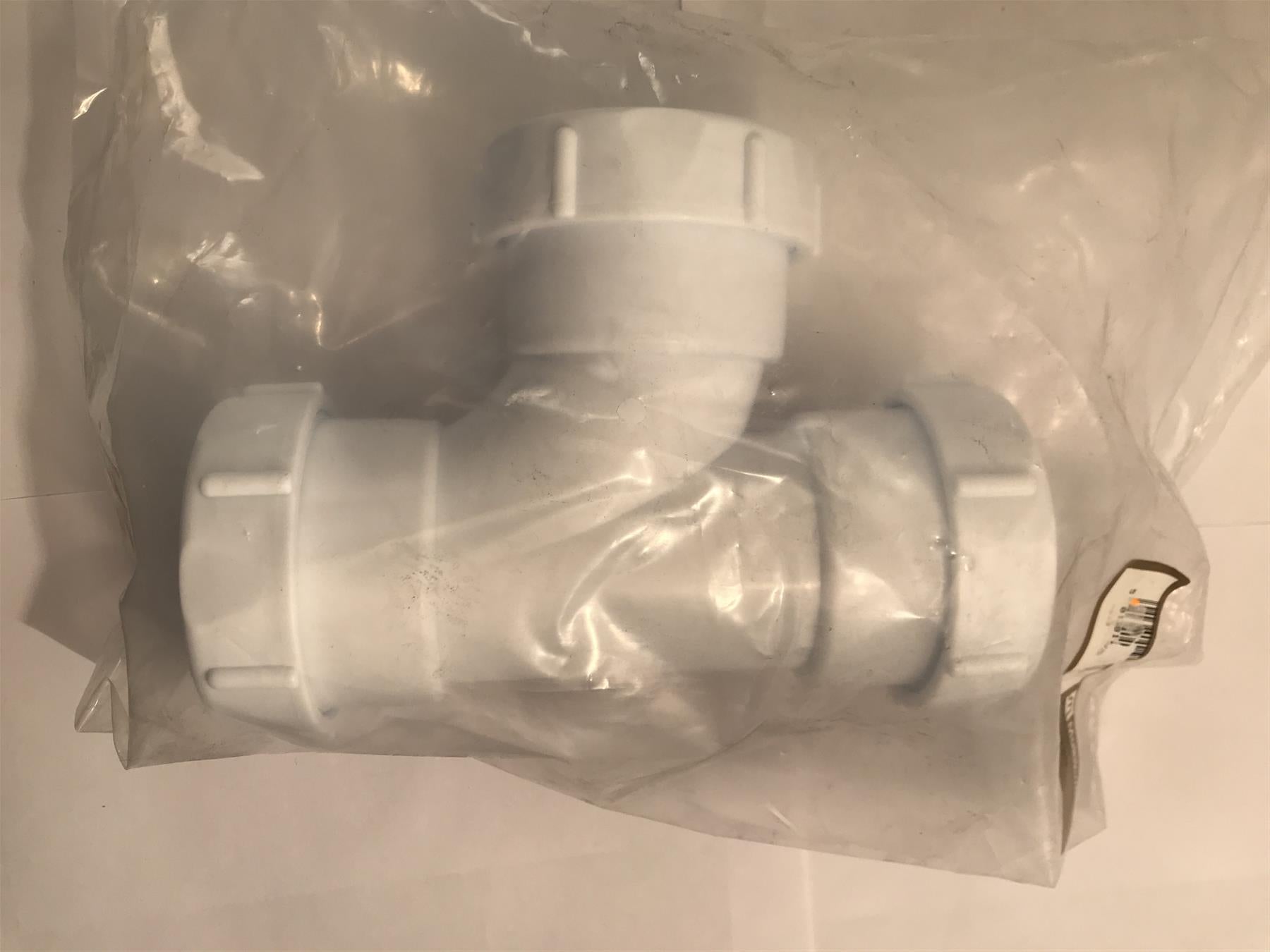 Universal Plastic Tee Waste Pipe 43mm