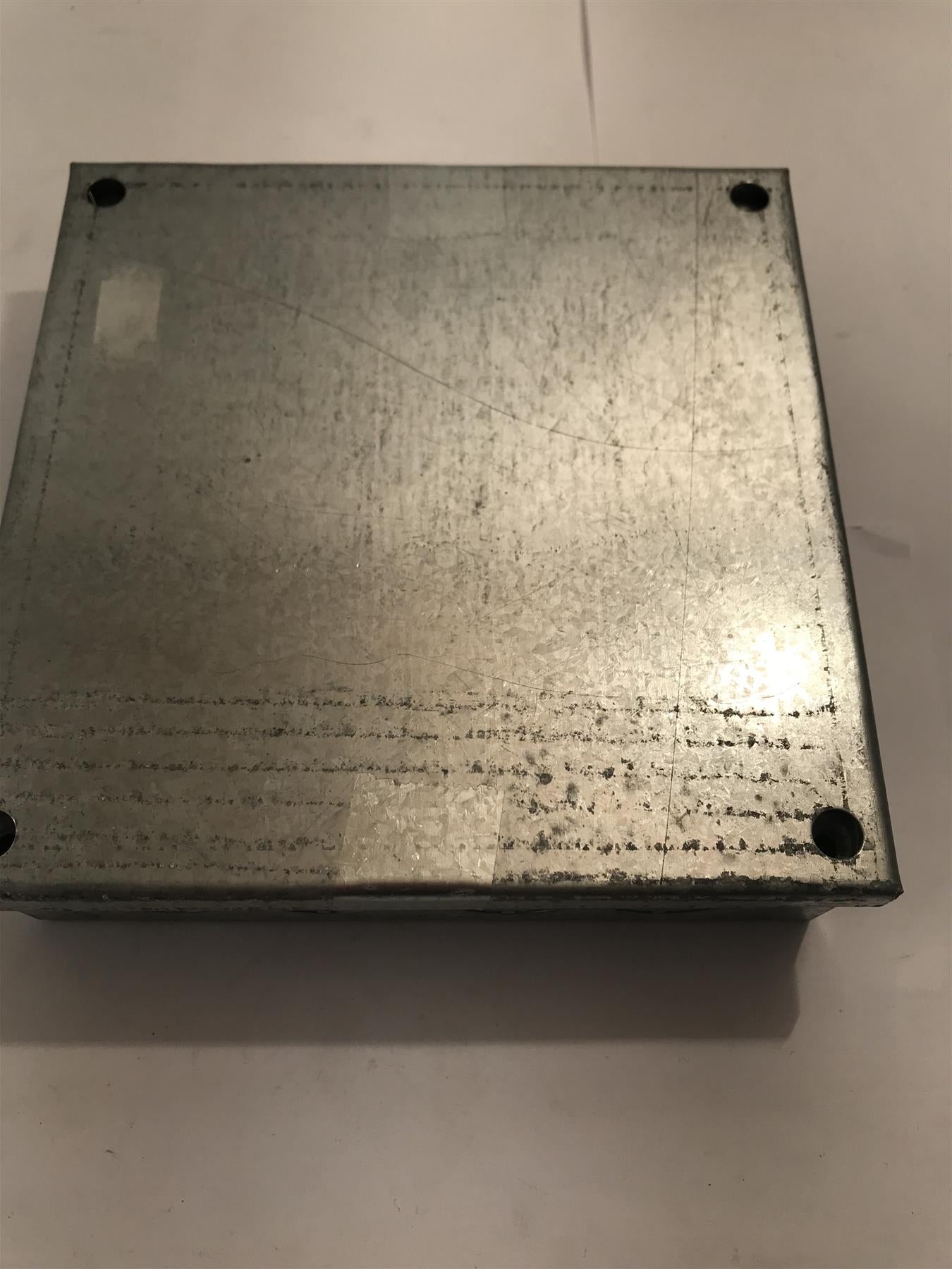 Steel Galvanised Adaptable Box, 150mm x 150mm x 40mm