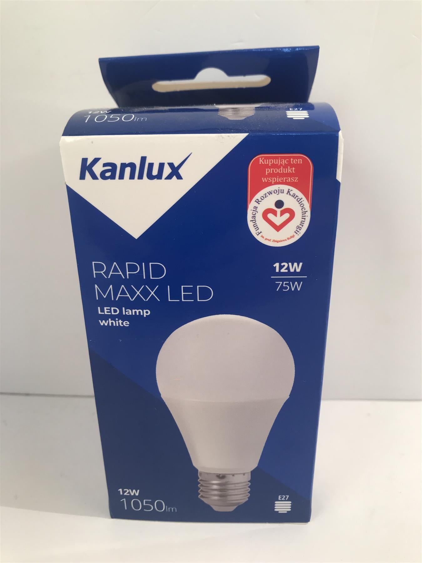 Kanlux Rapid MAXX 12w LED E27-NW 1050 lm  4000K White  23283
