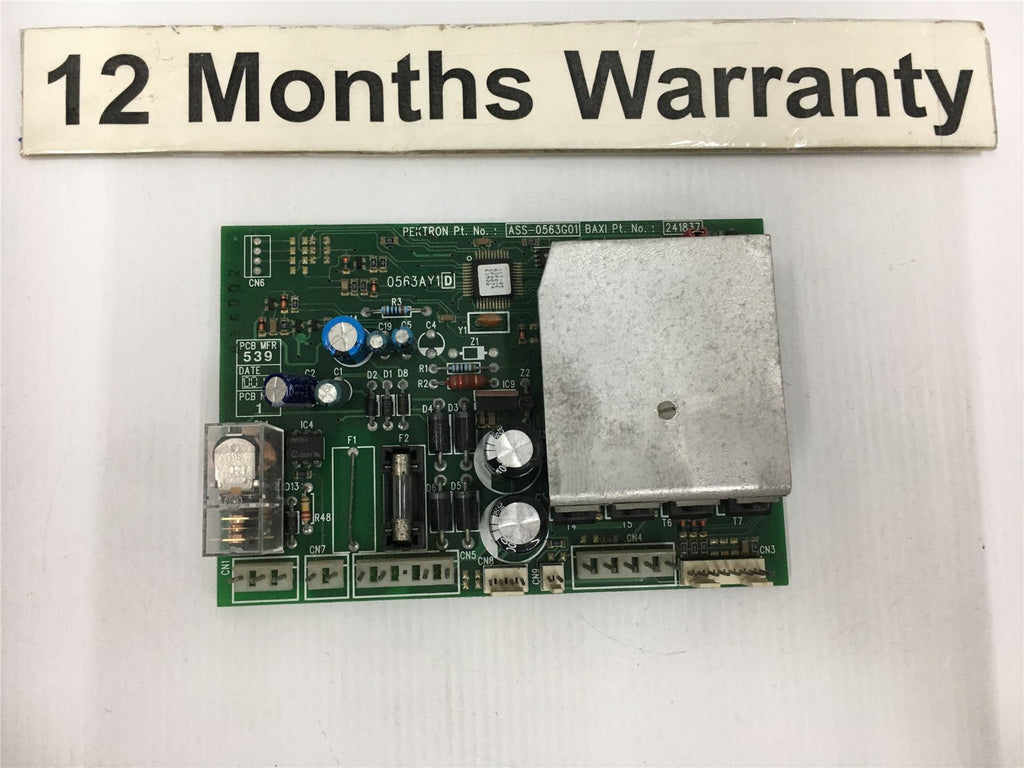 Baxi 241837 242463 / 5106791 PCB One Relay ASS0563G01 12m warranty
