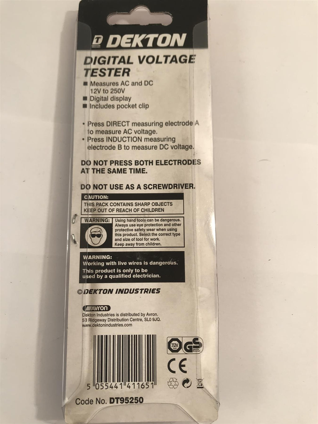 Dekton Digital Voltage Tester