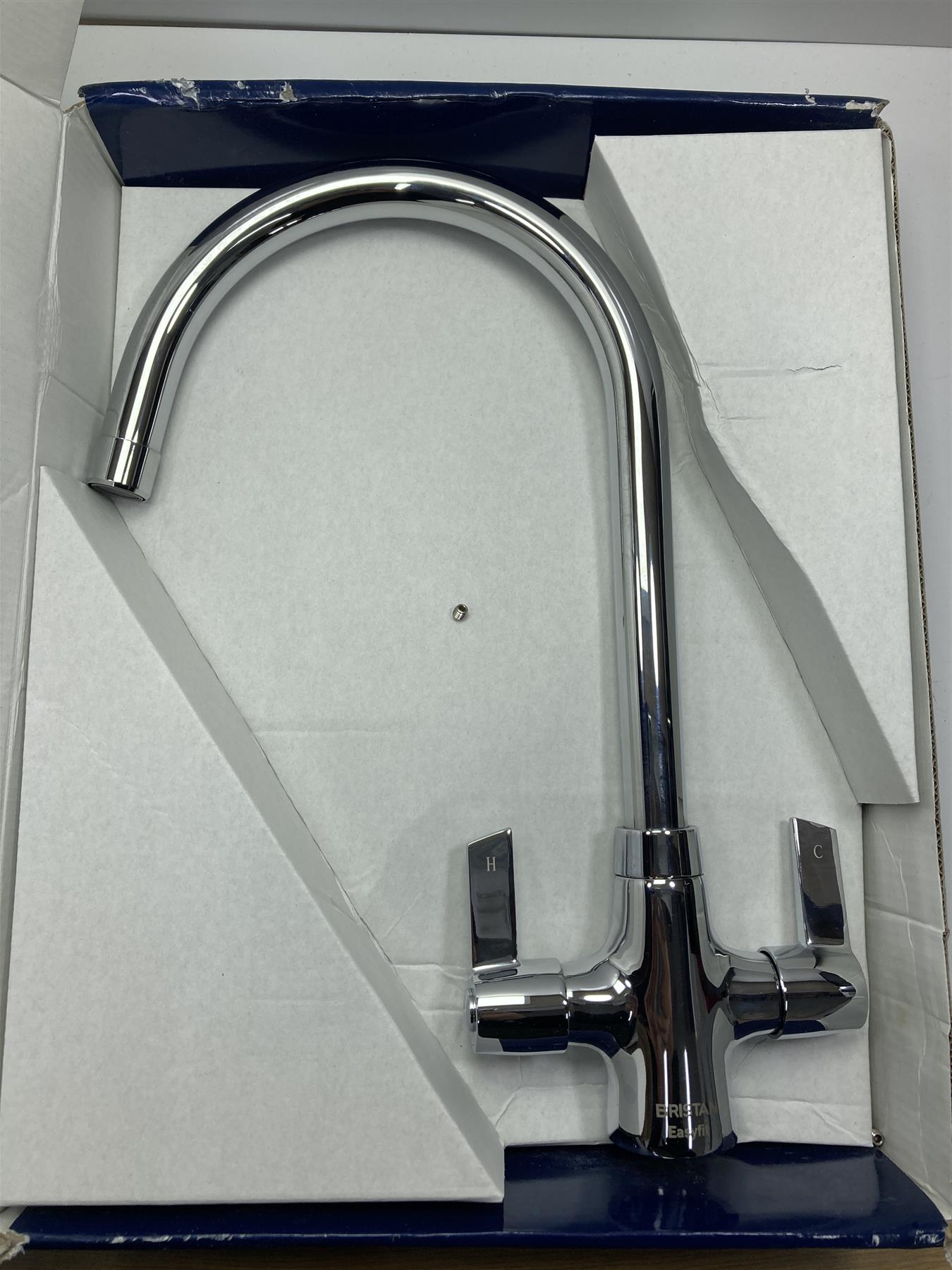 Bristan Echo Kitchen Sink Mixer Tap Double Lever Modern EasyFit Chrome