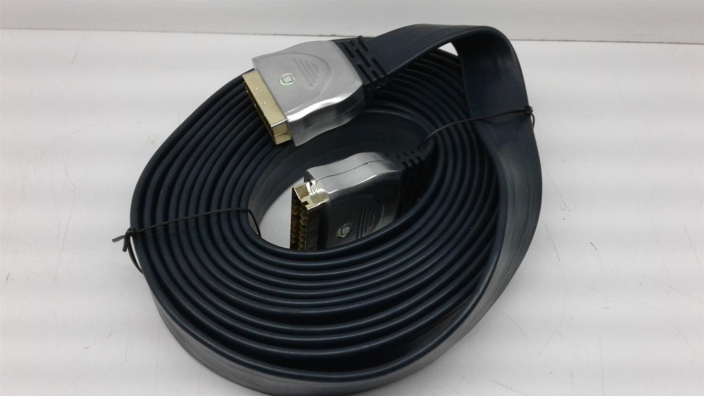 Skytronic 5.0m Audio/video gold connector scart lead 21 pins
