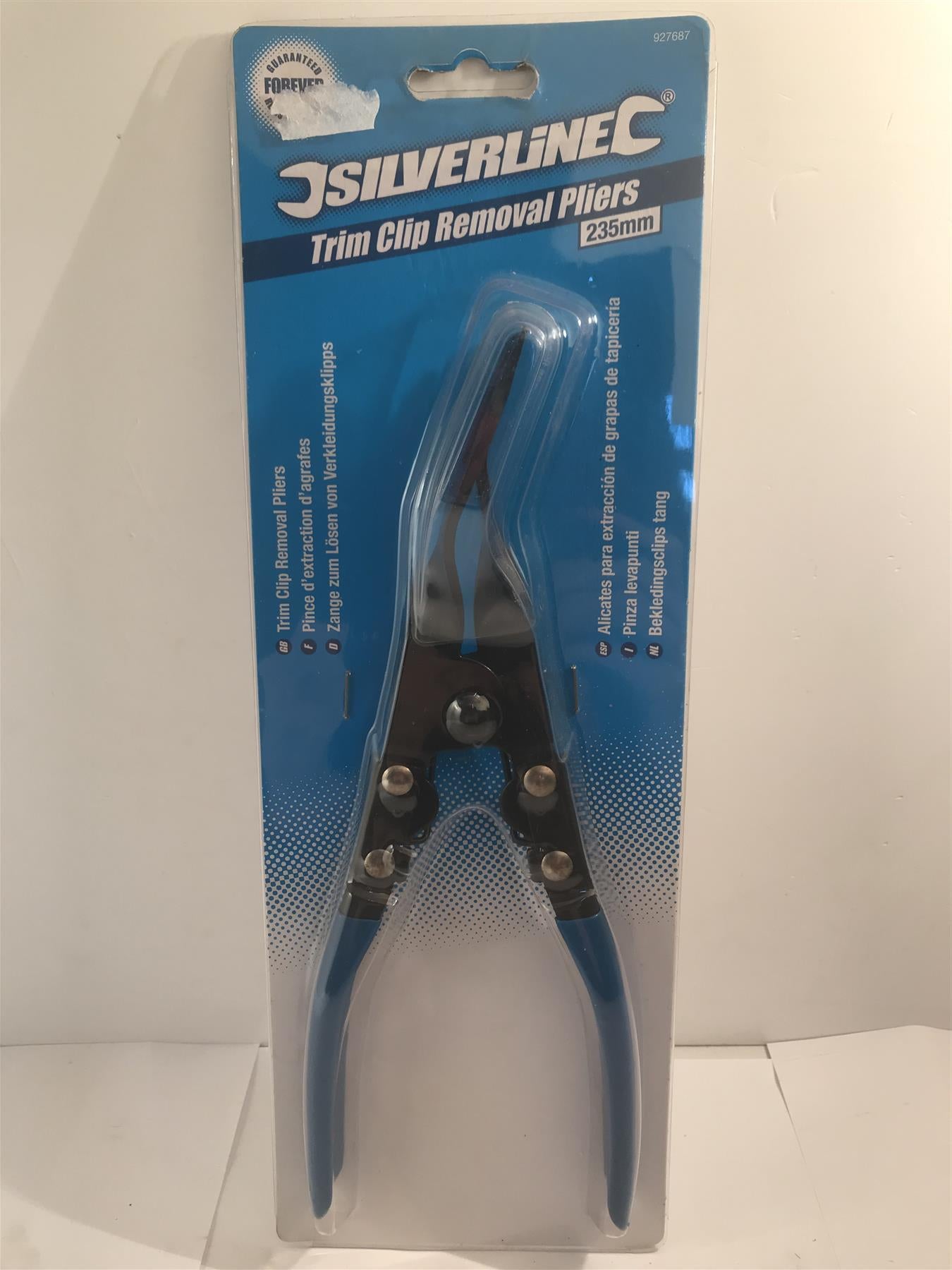 Silverline Trim Clip Removal Pliers 235mm  927687