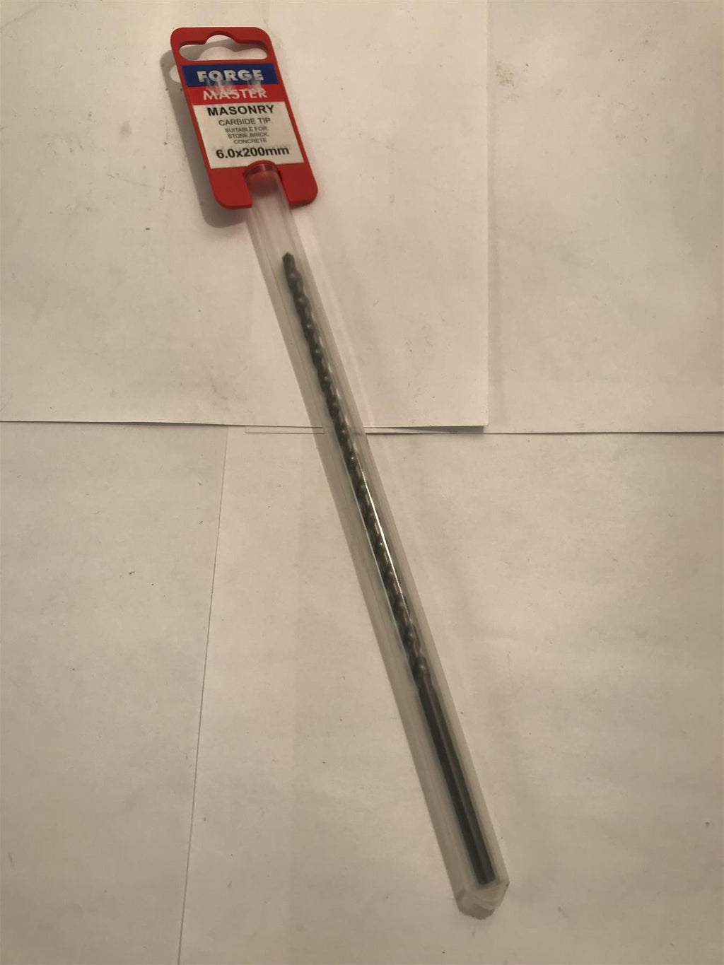 Forge Master Masonry Drill Bit 6 x 200mm  FMMAS6200