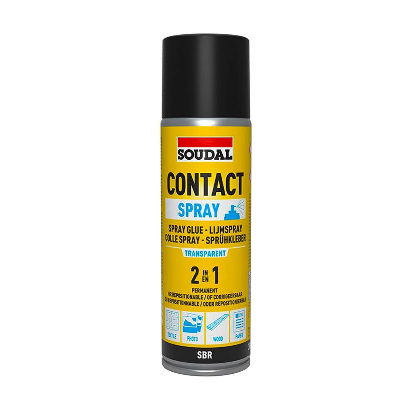 Soudal Contact Adhesive Spray 300ml Spray glue