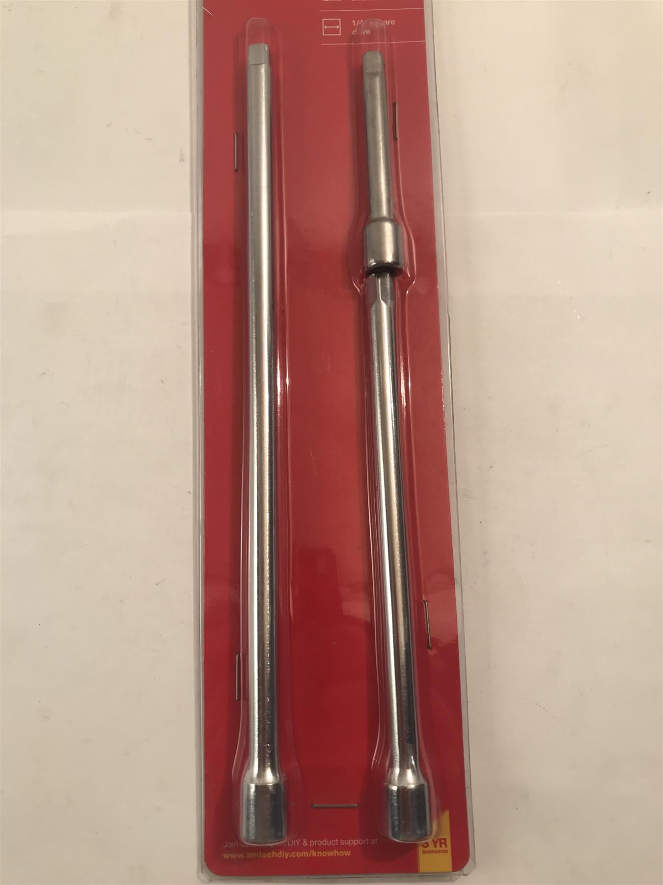 Amtech 3pc 1/4" Drive Extension Bar Set 3", 6", 9" Extensions   I3700