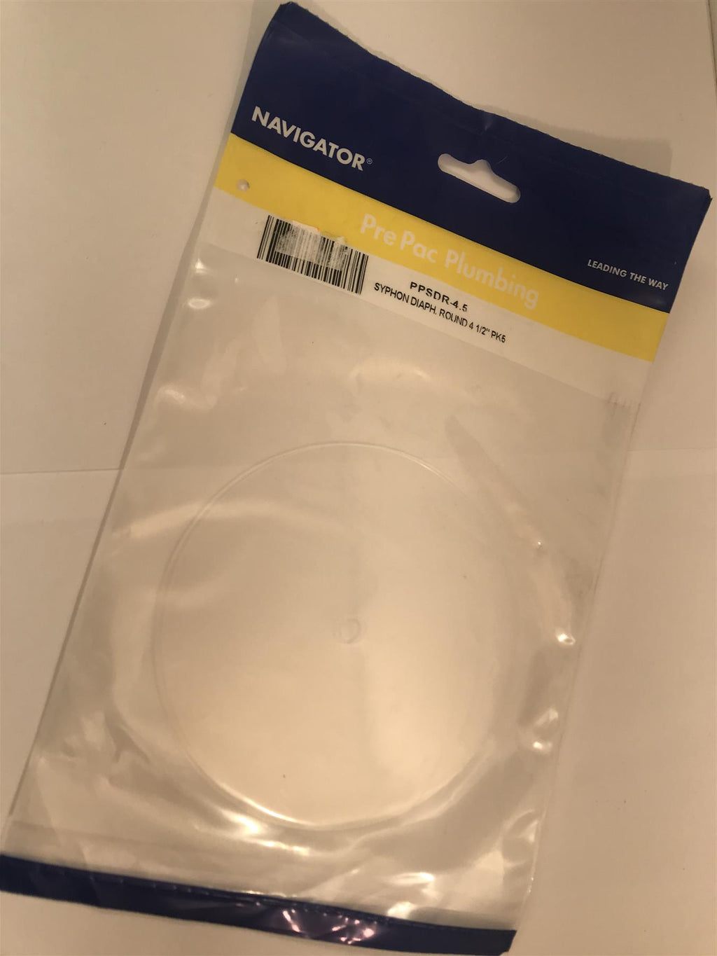 Navigator Syphon Diaphragm Round 4 1/2" PPSDR-4.5 (5 Pack)