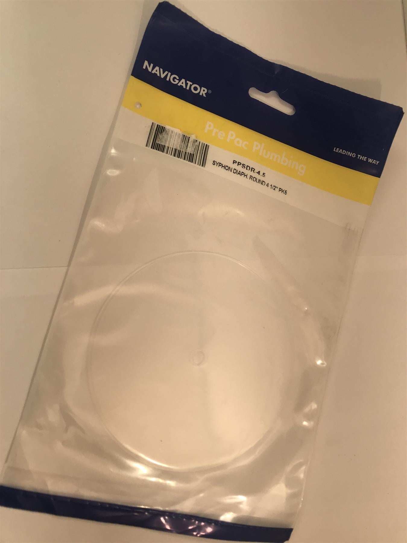Navigator Syphon Diaphragm Round 4 1/2" PPSDR-4.5 (5 Pack)