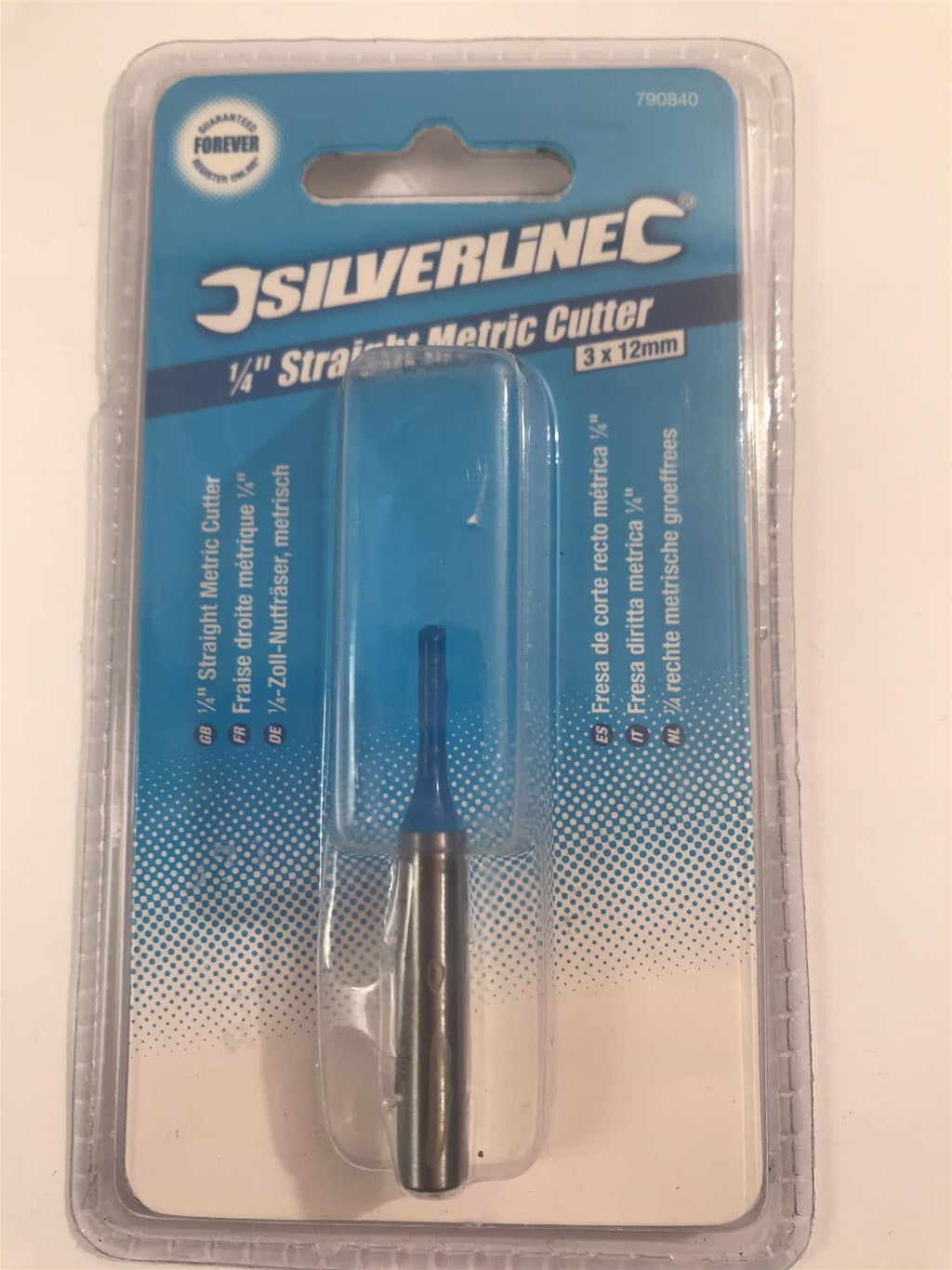Silverline Straight Metric Cutter 3 x 12 mm  790840