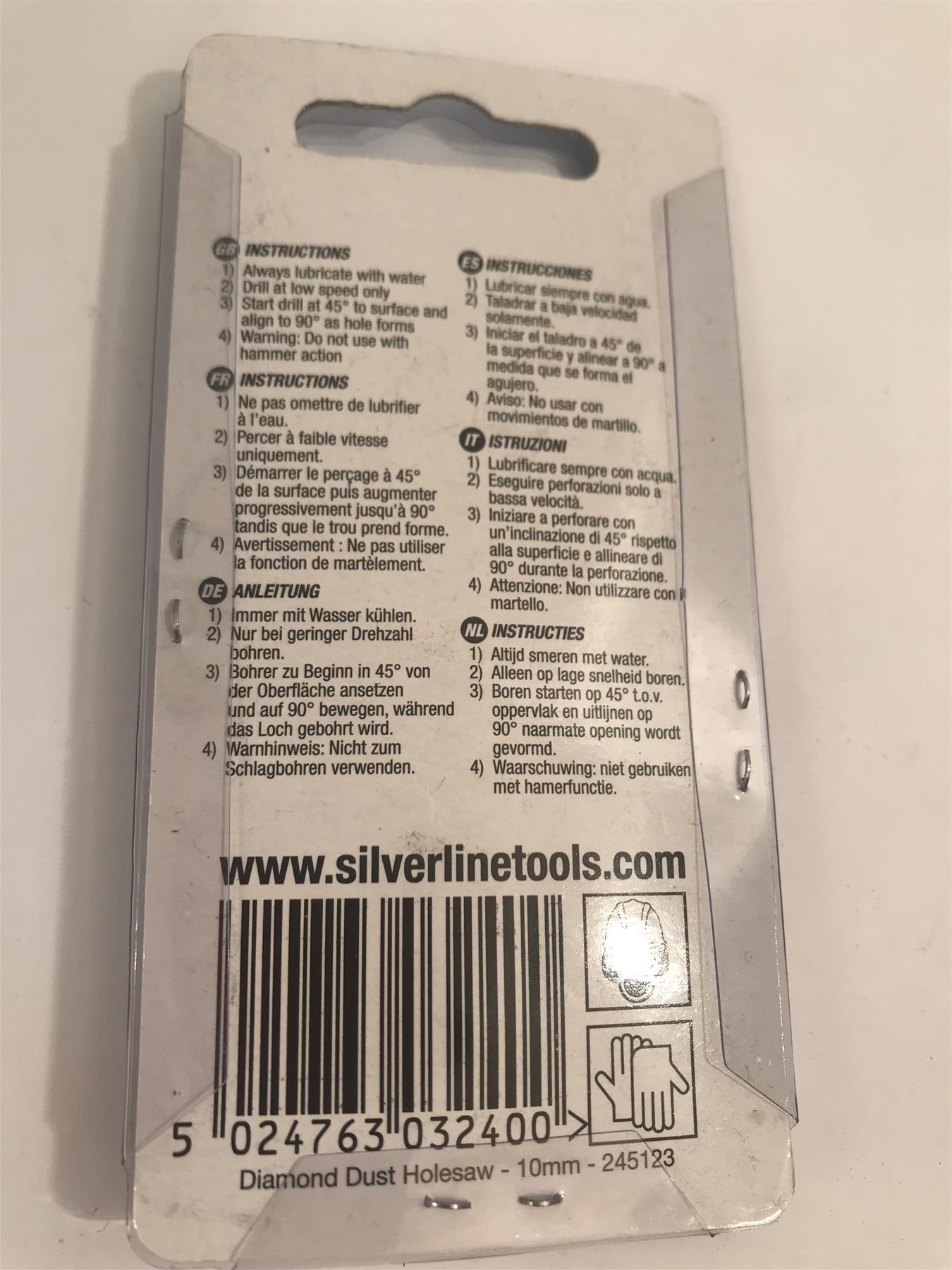 Diamond Dust Holesaw 10mm 245123