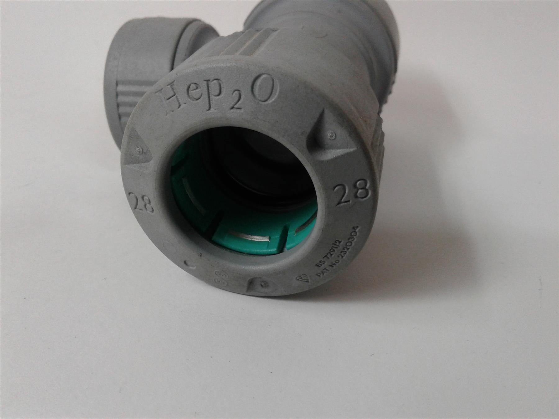 NEW HEPWORTH HEP2O 28mm REDUCING TEE PIPE FITTING (EACH) HD13/28