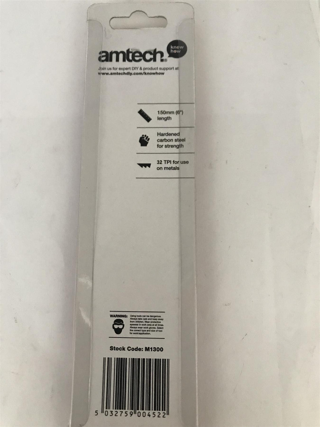 Amtech 12pc 150mm (6") Hacksaw Blade Set  M1300