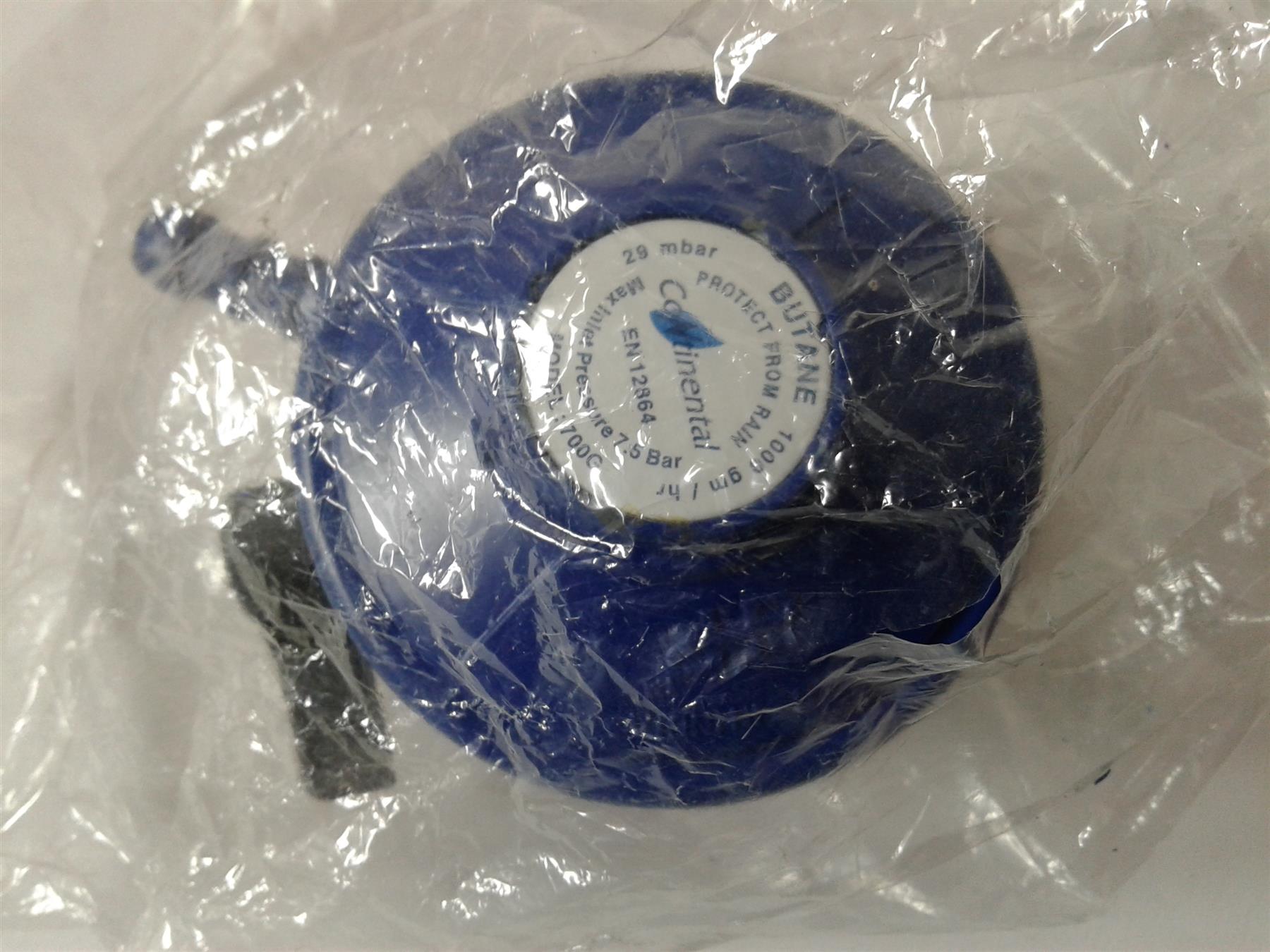 NEW CONTINENTAL 21MM CLIP ON BUTANE GAS REGULATOR VALVE (700G) 1Kg/h 7.5 BAR