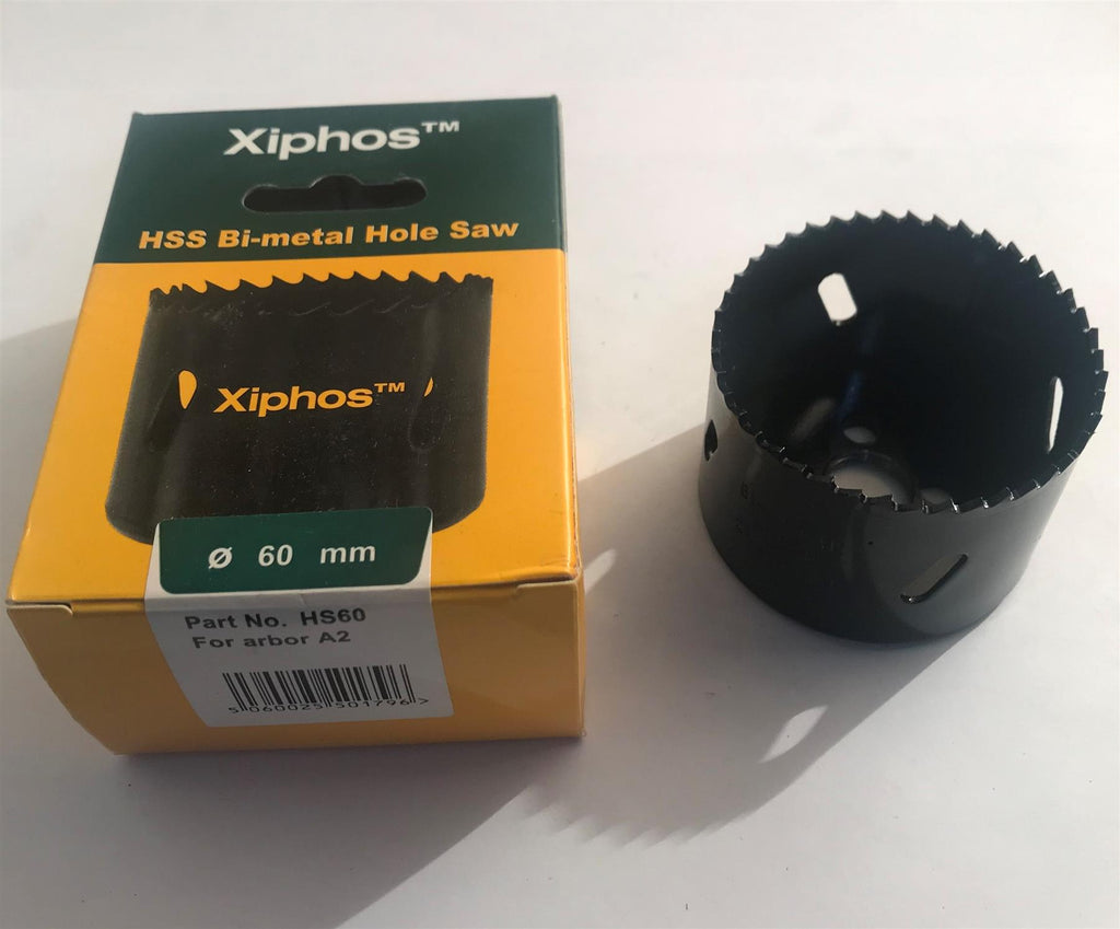 Xiphos 60mm HSS Bi-Metal Hole Saw  HS60