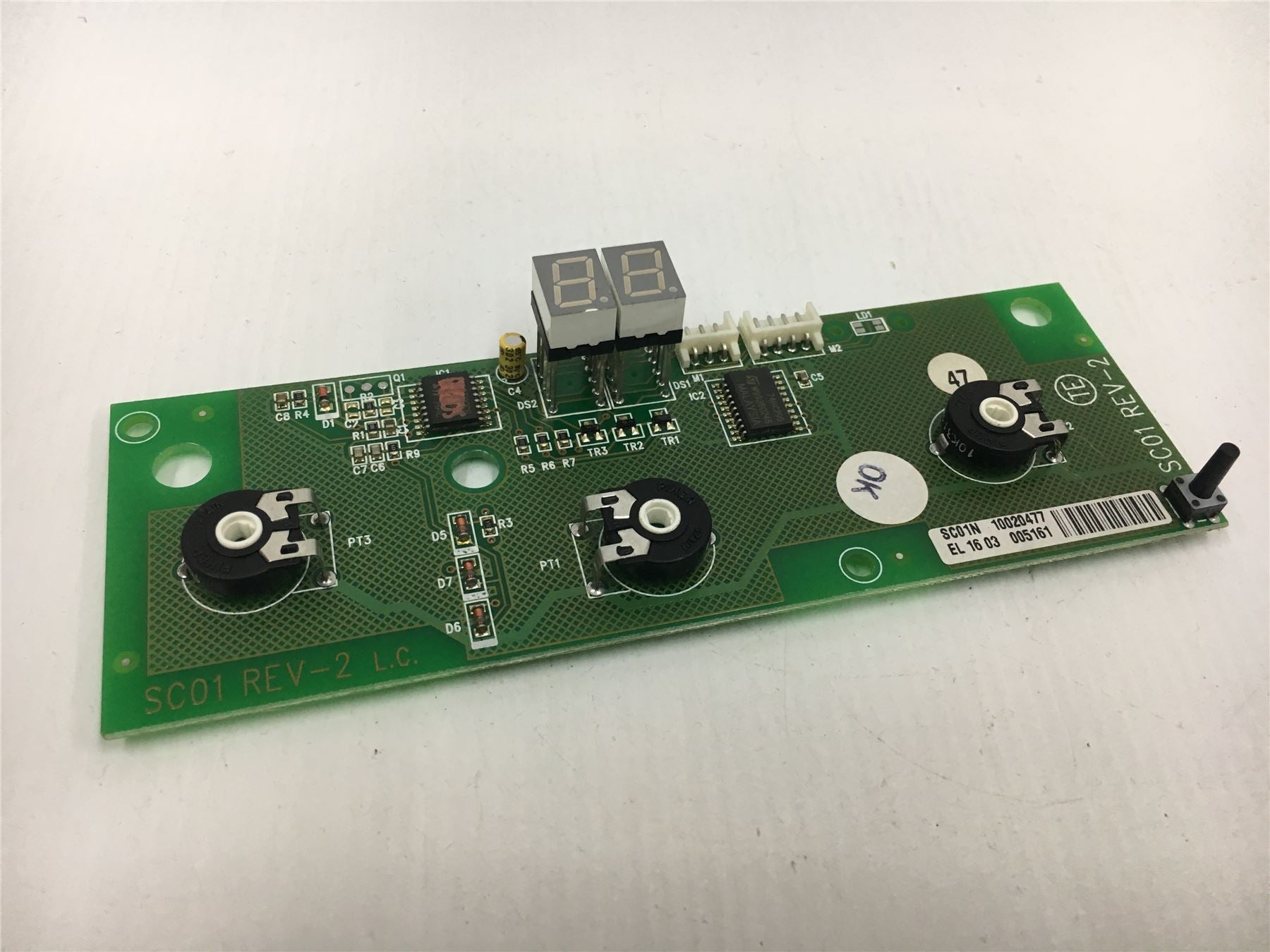 NON EXCHANGE VOKERA LINEA DISPLAY 10024558 REV 2 PCB 12m warranty