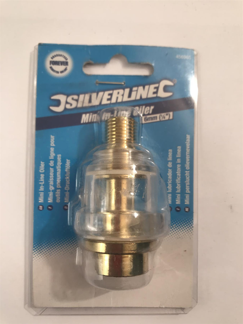 Silverline Mini In-Line Oiler 6mm (1/4") BSP 456965