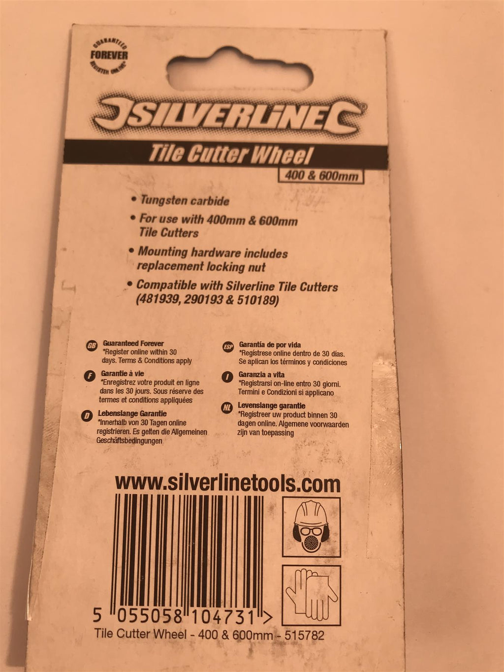 Silverline 515782 Tile Cutter Wheel 400 & 600mm