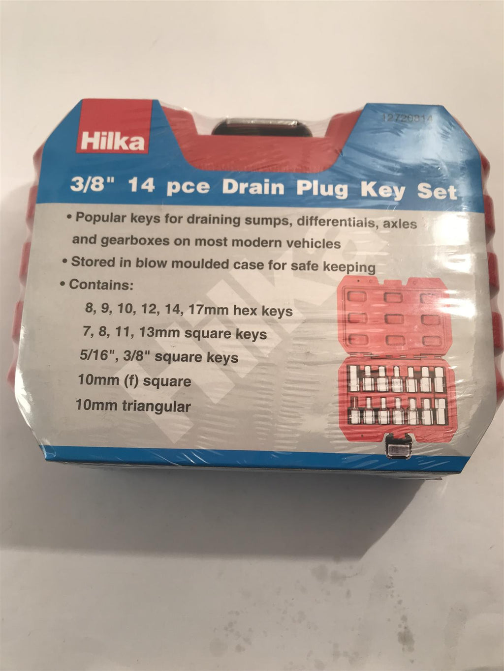Hilka 3/8" 14pc Drain Plug Key Set 12720814