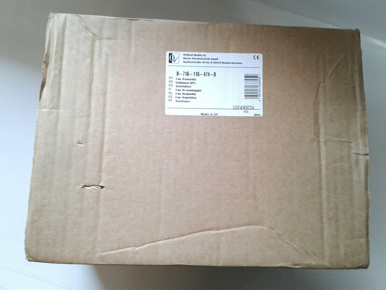 New Worcester Greenstar 25 28 29 30 HE Fan Assembly 87161164740